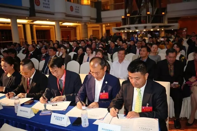 来自马来西亚、泰国等15个国家和地区的华商协会负责人和省侨商联合会签署了《友好合作协议书》.webp.jpg